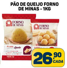 Dom Atacadista PÃO DE QUEIJO FORNO DE MINAS - 1KG oferta