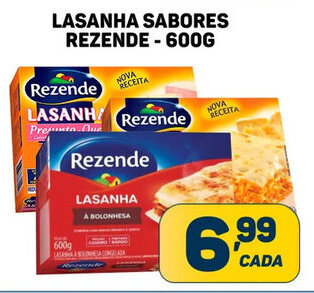 Dom Atacadista LASANHA SABORES REZENDE - 600G oferta