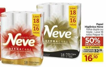 Carrefour Papel Higiénico Neve oferta