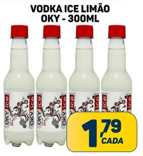 Dom Atacadista VODKA ICE LIMÃO OKY - 300ML oferta