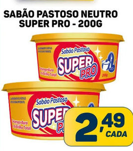 SABÃO PASTOSO NEUTRO SUPER PRO-200G