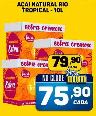 Dom Atacadista AÇAI NATURAL RIO TROPICAL-10L oferta