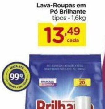 Carrefour Lava roupas em po Brilhante 1.6kg oferta