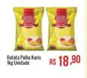 Mart Minas Batata Palha Karis 1kg Unidade oferta