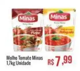 Mart Minas Molho Tomate Minas 1,7kg Unidade oferta