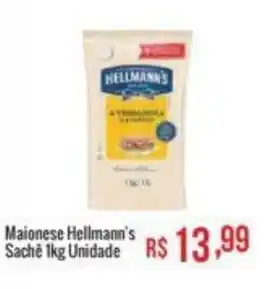 Mart Minas Maionese Hellmann's sachê kg unidade oferta