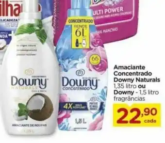 Carrefour Amaciante concentrado Downy naturals 1.35L ou Downy 1.5L oferta