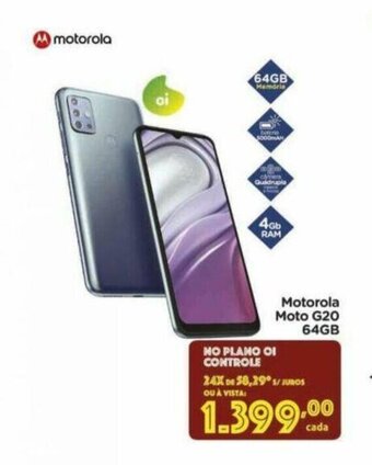 Carrefour Motorola Moto G20 64GB oferta
