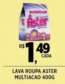 Lava roupas aster multiaçao 400g