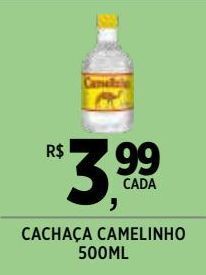 Cachaça camelinho 500ml