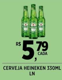 DB Supermercados Cerveja heineken 330ml oferta