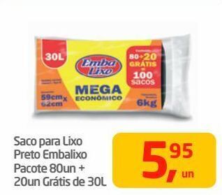 Tenda Atacado Sacos de lixo embalixo oferta
