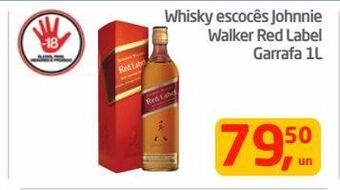 Tenda Atacado Whisky escocês johnnie walker red label 1l oferta