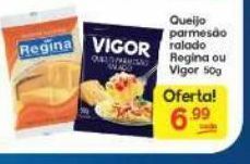 Supermercados Princesa Queijo parmesão ralado regina ou vigor 50g oferta