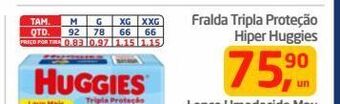 Tenda Atacado Fralda tripla proteção hiper huggies oferta