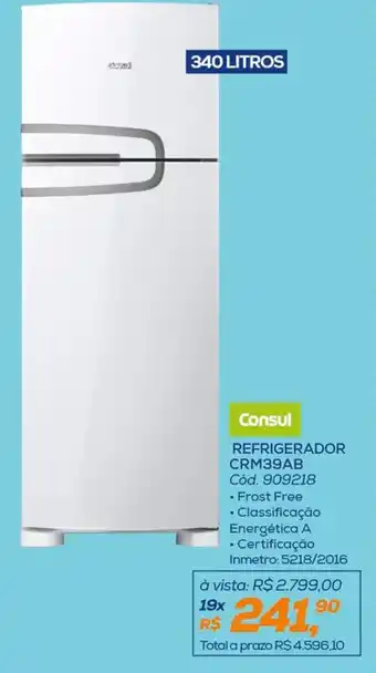 Consul REFRIGERADOR CRM39AB