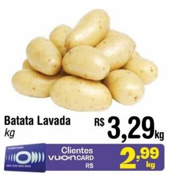 Fort Atacadista Batata Lavada kg oferta