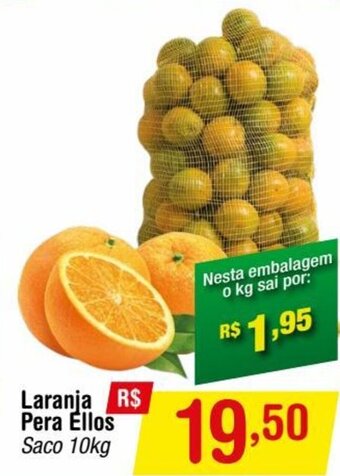 Fort Atacadista Laranja Pera Ellos Saco 10kg oferta