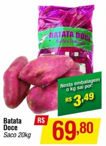 Fort Atacadista Batata Doce Saco 20kg oferta