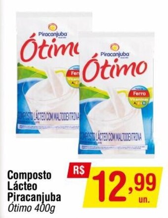 Fort Atacadista Composto Lácteo Piracanjuba Ótimo 400g oferta