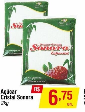 Fort Atacadista Açúcar Cristal Sonora 2kg oferta