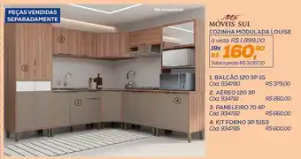 MS MÓVEIS SUL COZINHA MODULADA LOUISE