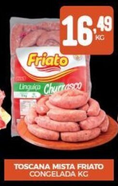 TOSCANA MISTA FRIATO CONGELADA KG