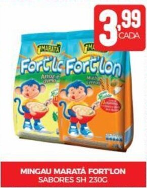 Fort Atacadista MINGAU MARATÁ FORT'LON SABORES SH 230G oferta