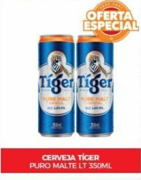 Fort Atacadista CERVEJA TIGER PURO MALTE LT 350ML oferta
