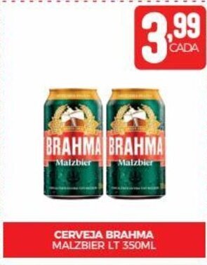Fort Atacadista CERVEJA BRAHMA MALZBIER LT 350ML oferta