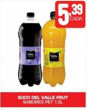 Fort Atacadista SUCO DEL VALLE FRUT SABORES PET 1,5L oferta