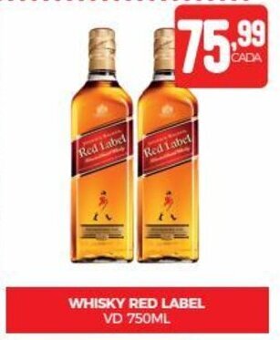 Fort Atacadista WHISKY RED LABEL VD 750ML oferta