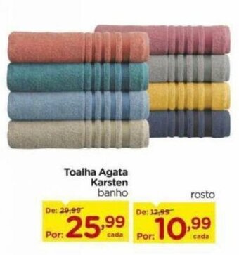 Carrefour Toalha Agata karsten Rosto oferta