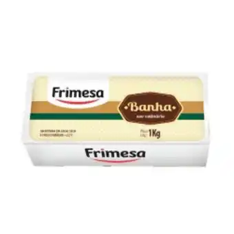 Barracão Supermercado Banha frimesa 1kg oferta