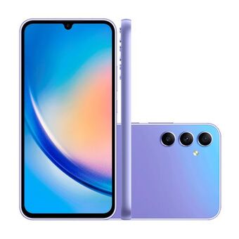 Fujioka Smartphone samsung galaxy a34 5g, 128gb, 6gb ram, octa-core, câmera traseira de 48mp+8mp+5mp, selfie de 13mp, tela infinita d oferta