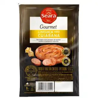 Super Lagoa Linguiça cuiabana seara 500g oferta