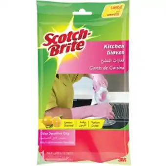 Luva scotch brite p/cozinha grande
