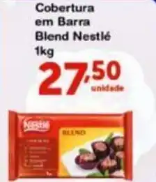 Roldão Cobertura em Barra Blend Nestle 1kg oferta