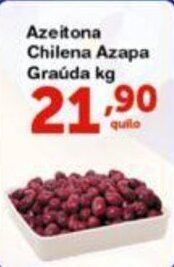 Roldão Azeitona Chilena Azapa Grauda 1kg oferta