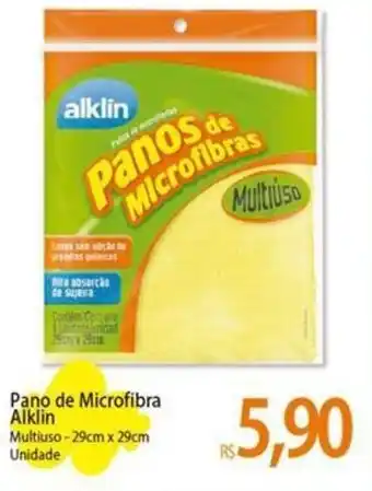 Atacadão Pano de Microfibra Alklin Multiuso-29cm x 29cm Unidade oferta