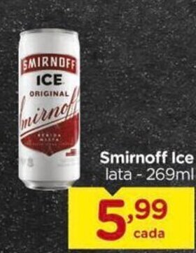 Carrefour Smirnoff Ice lata - 269ml oferta