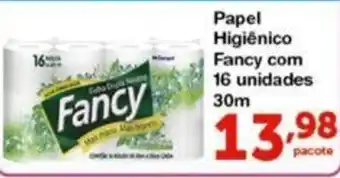 Papel Higienico Fancy com 16 unid. 30m