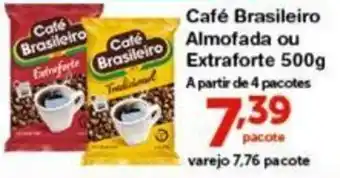 Roldão Cafe Brasileiro Almofada ou Extraforte 500g oferta