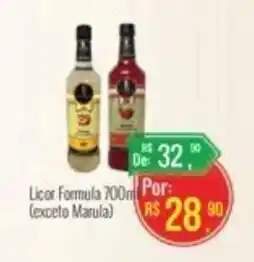 Licor Formula 700m (exceto Marula)