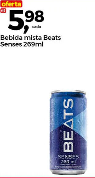 Frangolândia Bebida mista Beats Senses 269ml oferta