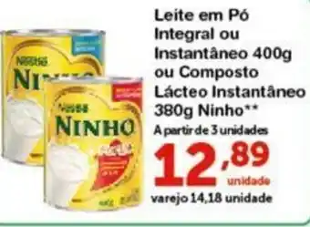 Roldão Ninho 400g oferta
