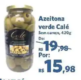 Azeitona verde Calé Sem caroço, 420g De: