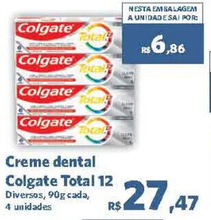 Sam's Club Creme dental Colgate Total 12 oferta
