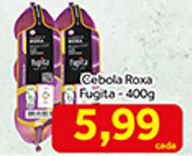 Shibata Supermercados Cebola Roxa Fugita-400g oferta