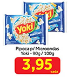 Shibata Supermercados Pipoca p/ Microondas Yoki-90g/100g oferta